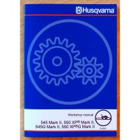 Verkstadshandbok Husqvarna 545 550 Mk II Motorsåg