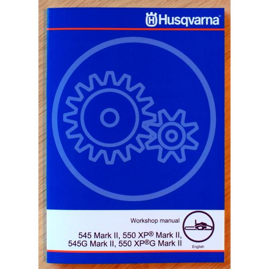Verkstadshandbok Husqvarna 545 550 Mk II Motorsåg