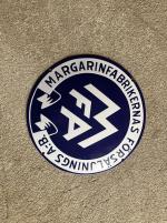 Emaljskylt från Lanthandel