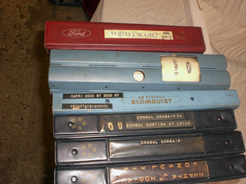 Ford verkstadslitteratur