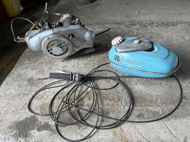 PUCH 2-växlad mopedmotor 