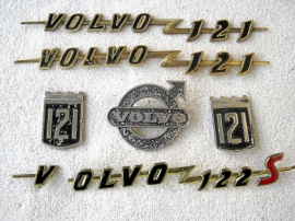 Volvo emblem. Amazon, 140, 164.