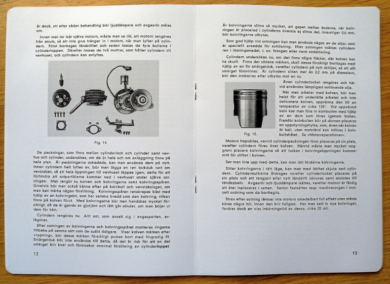 Verkstadshandbok Husqvarna Novolette 1954-1956