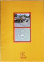 Broschyr Mercedes 230 250 280E 1976