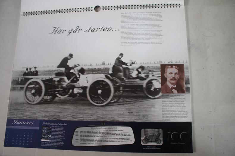 FORD MOTOR COMPANY JUBILEUMS KALENDER