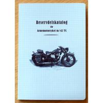 Reservdelskatalog till Monark Albin M/42 TV
