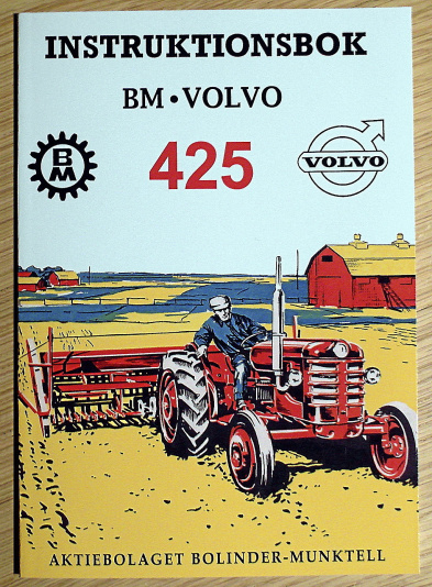 Instruktionsbok Volvo BM 425 Terrier