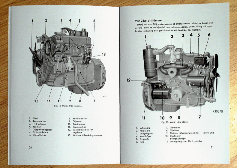 Instruktionsbok Volvo BM 425 Terrier