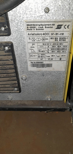 Svets ESAB 400A
