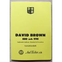 Instruktionsbok David Brown 880 och 990