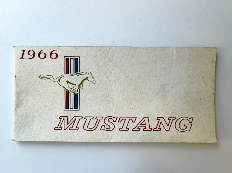 Ford Mustang Instruktionsbok