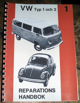 Verkstadshandbok VW Typ 1 & 2. 1961-1975
