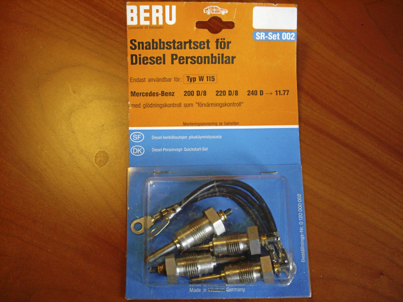 Mercedes snabbstartset för Diesel W115