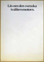Broschyr Saab 2-litersmotorn 1973