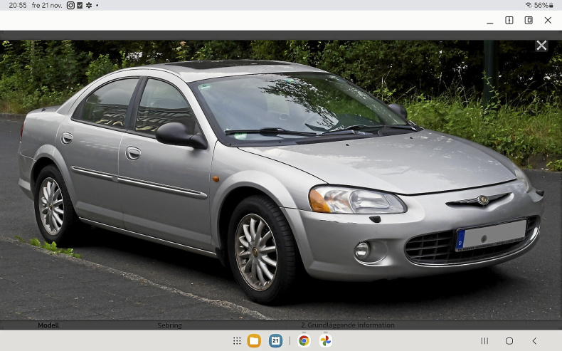 Chrysler Sebring edition