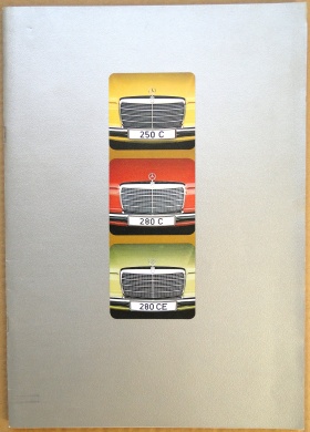 Broschyr Mercedes 250C 280C/CE 1974
