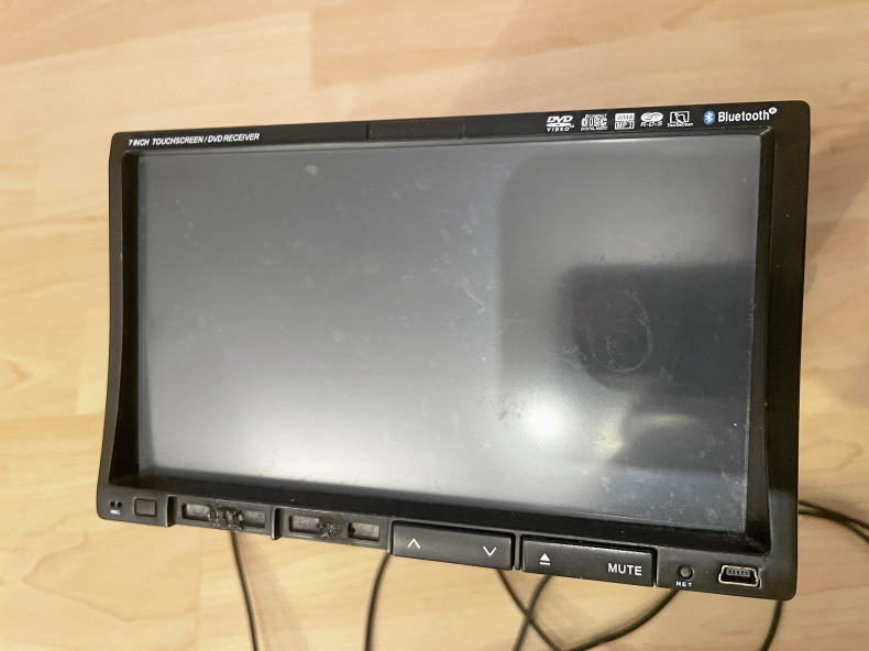 Car audio receiver dvd