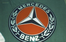 Emaljskylt MB