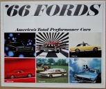 Broschyr Fords performance-modeller 1966