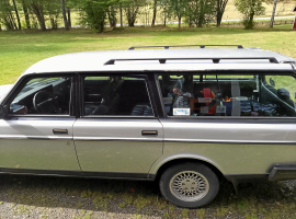 Volvo 245 GL 240 Herrgårdsvagn Toppskick skinn