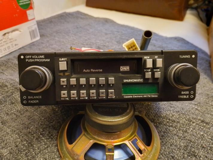 Sparkomatic radio bandspelare