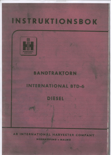 Instruktionsbok och reservdelskatalog