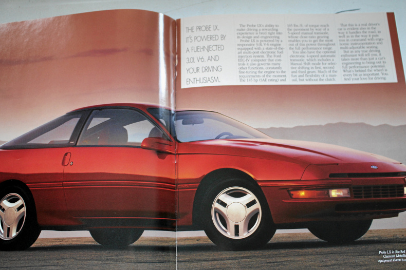 NY FORD PROBE BROSCHYR 1992