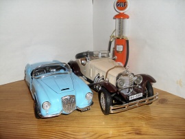 1:18 Lancia B24 Spider och Mercedes -31
