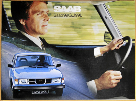 Broschyr Saab 99GL 99L 1978 på norska