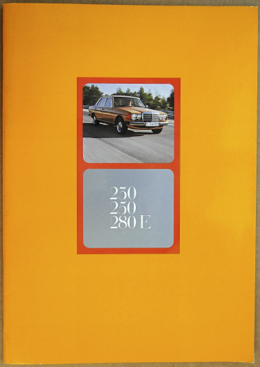Broschyr Mercedes 230 250 280E 1977