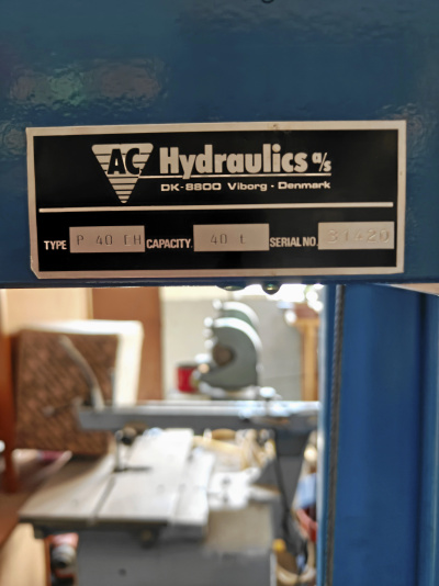Hydraulics press 40 ton