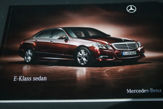Försäjningsbroschyr Mercedes-Bennz E-klass 2010