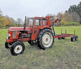 Nuffield 4/65 Väse kran skogskärra