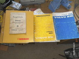 Verkstadshandbok och reservdelsbok 4500