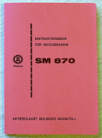 Instruktionsbok Volvo BM SM 870