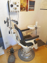 Gammal tandläkareutrustning