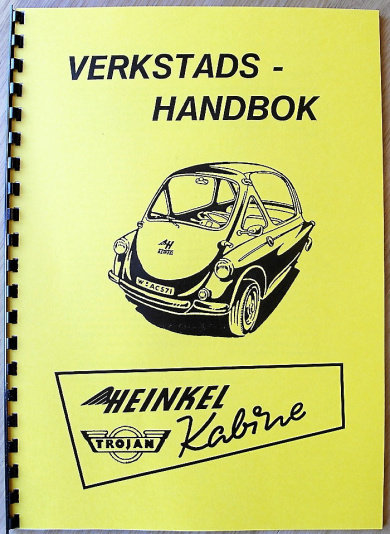 Verkstadshandbok Heinkel Kabine Svensk
