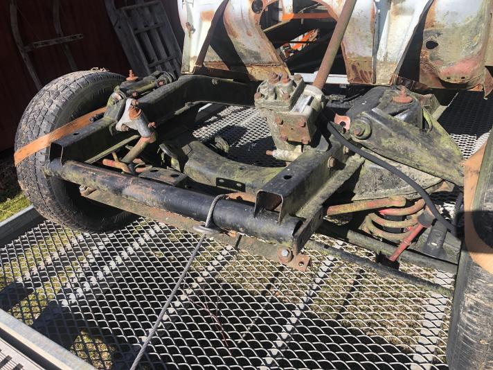 Volvo Duett chassie/ram med 140 axlar