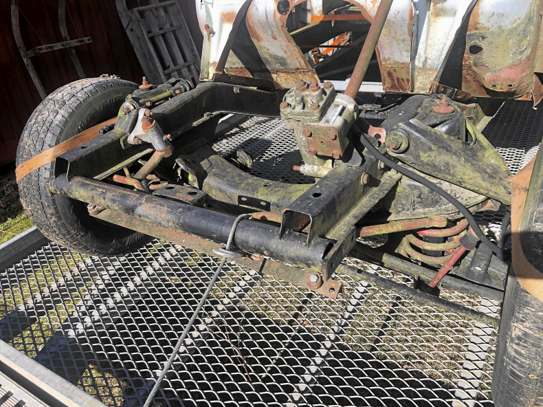 Volvo Duett chassi/ram med 140 axlar