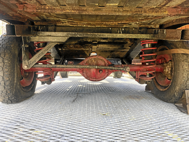 Volvo Duett chassi/ram med 140 axlar