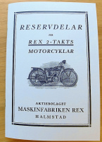 Reservdelskatalog Nr 5 REX Motorcyklar ca 1928