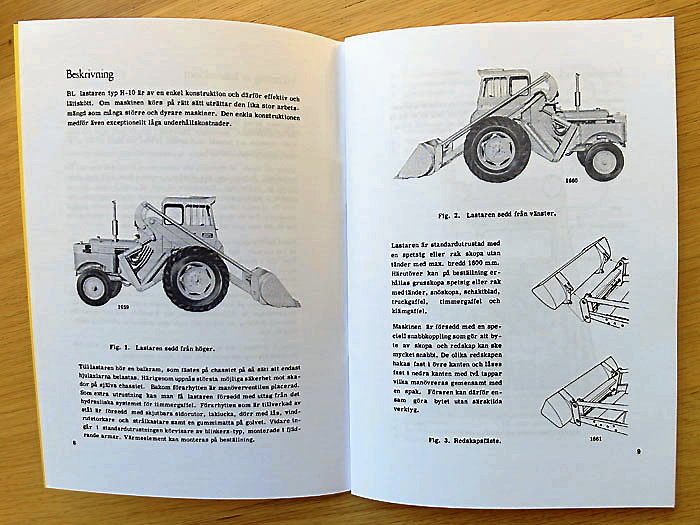 Instruktionsbok Volvo BM Lastmaskin 350 Typ H-10