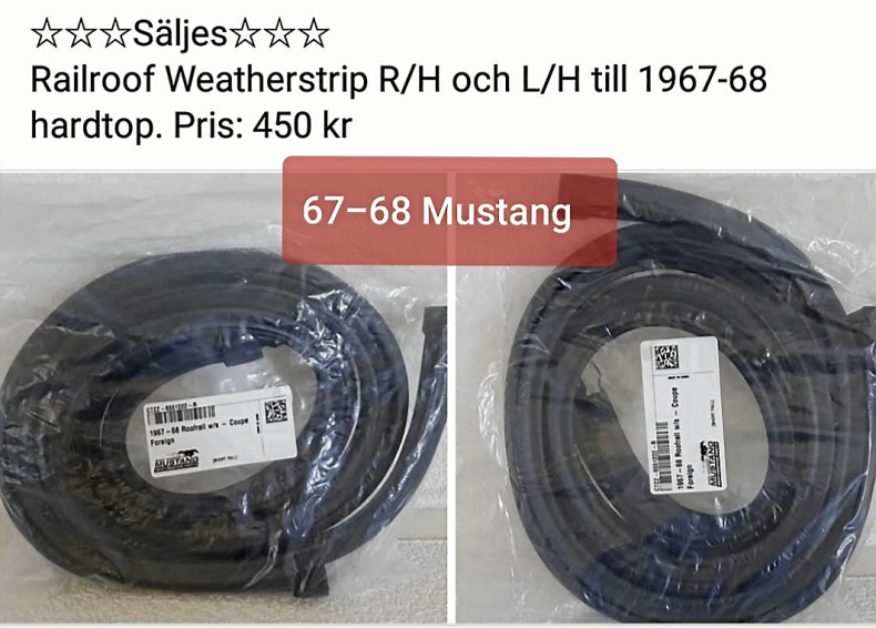 1967-68 Classic Ford Mustang och Shelby