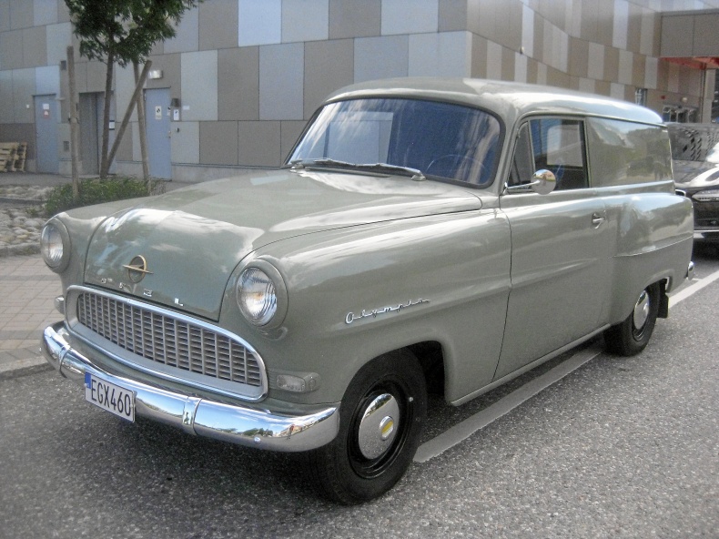 Opel Olympia Leveranssedan 1956