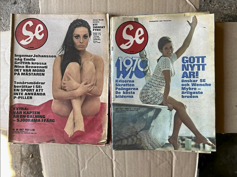 Gamla årgångar av tidningen SE