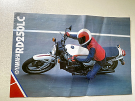 Broschyr YAMAHA  RD 250 LC