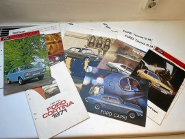 Bilbroschyrer Ford 70-tal