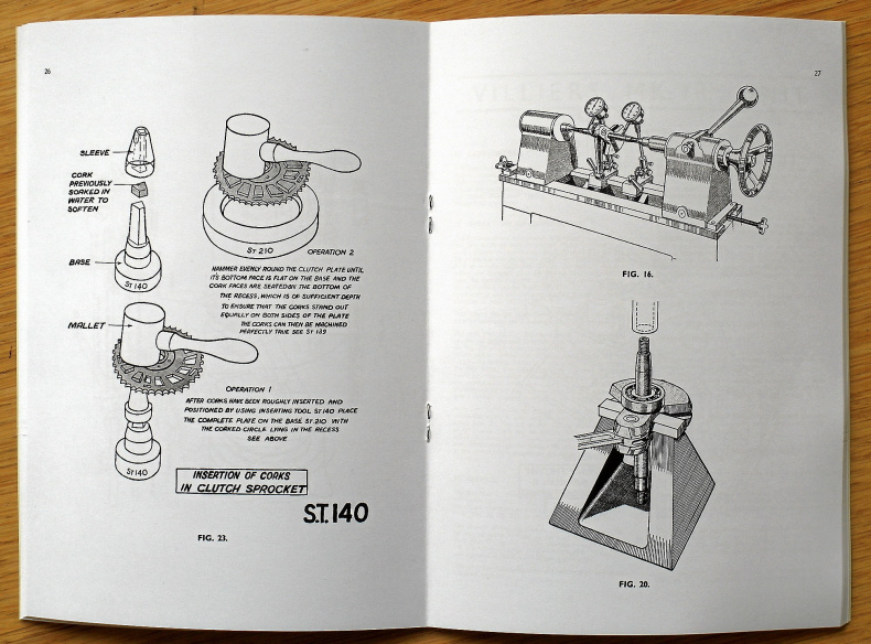 Verkstadshandbok Villiers MK 1F. 2-växlad 98 cc